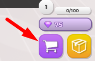 The Shop icon in Roblox Party