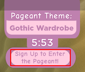 How to get diamonds Royale High pageant sign up button
