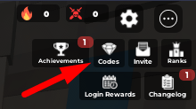 The Codes button in RAMPANT