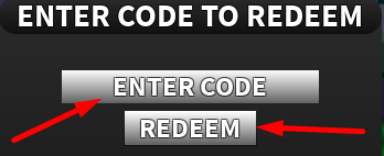 The code redeeming interface in Adventure Piece