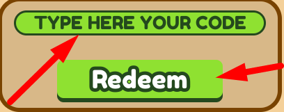 The code redeeming interface in Wood Merge Tycoon