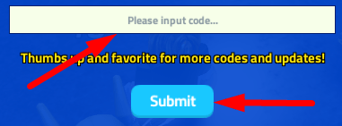 The code redeeming interface in Smash Party