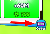 The Codes button in Mining Empire