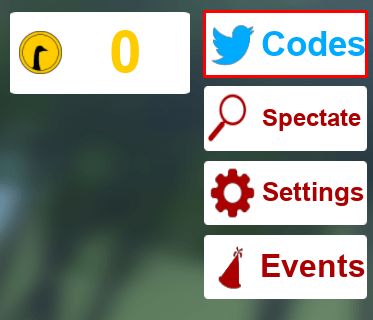 Redline Drifting codes button