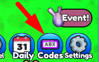 The Codes button in Sixpack Simulator