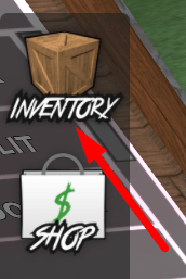 The Inventory button in Murder Mystery $