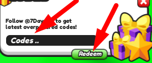 The code redeeming interface in Stone Ball Simulator