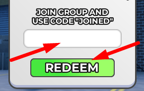 The Code redeeming interface in Bathroom Cameraman Factory Tycoon