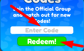 The code redeeming interface in Angel Tycoon