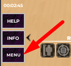 The Menu button in Beyond Volleyball League