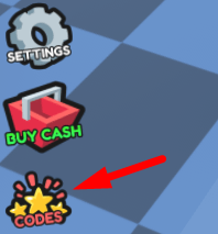 The Settings button in Super Store Tycoon