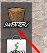 The Inventory button in Ghost's MM2