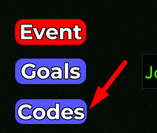 The Codes button in Drive-Thru Tycoon