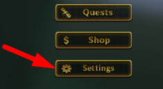 The Settings button in YBA: New Universe