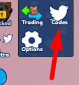 The Codes button in Pet Catchers