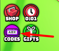 The Codes button in PLS DONATE BUT CHEAP