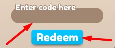 The code redeeming interface in Card Battles