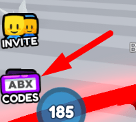 The Codes button in The Circle Game