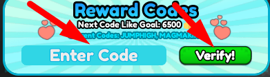 The code redeeming interface in Jump Simulator