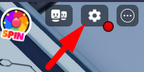 The Settings icon in Skibidi Warriors