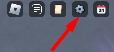 The Settings icon in Titan Lifting Simulator