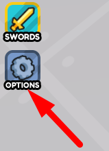 The Options button in UGC Steal Trophies