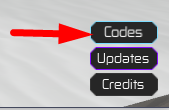 The Codes button in Energy Assault