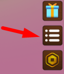 The Menu icon in Magic Blade Simulator