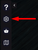 The Settings icon in Off-Road Trail System