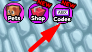 The Codes button in +1 TNT Every Second