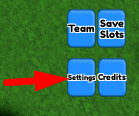 The Settings button in Build A Boat With Blocks