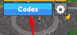 The Codes button in Elemental Dungeons