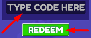 The code redeeming interface in Taxi Tycoon