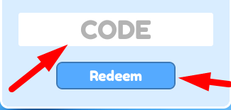 The code redeeming interface in Fart A Friend