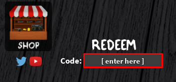 Murder Mystery 4 enter codes box