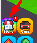 The Store button in Tropical Mansion Tycoon