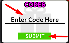 The code redeeming interface in Jackpot Tycoon