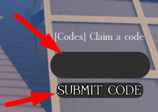 The code redeeming interface in Clover Retribution