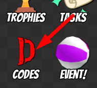 The Codes button in Dank Murder Mystery