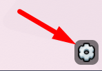 The Settings icon in Pet Lifting Simulator