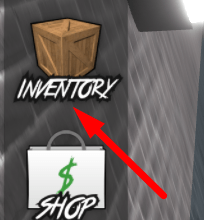 The Inventory button in Starlight's MM2!