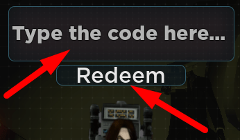 The Code redeeming interface in Ultimate Bathroom Battle