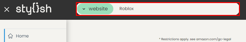 How to change Roblox background stylish search bar