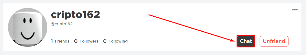 Private message roblox desktop chat button