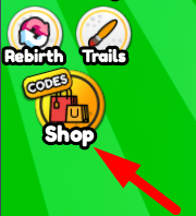 The Shop button in Jump Simulator