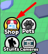 The Shop button in Viral Simulator