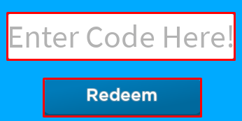 Mega Noob Simulator enter codes box