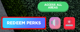 Work at an Airport Redeem Perks button