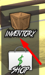 The Inventory button in Red's mm2