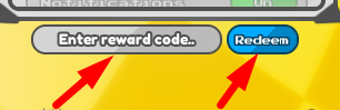 The code redeeming interface in Speed Runner